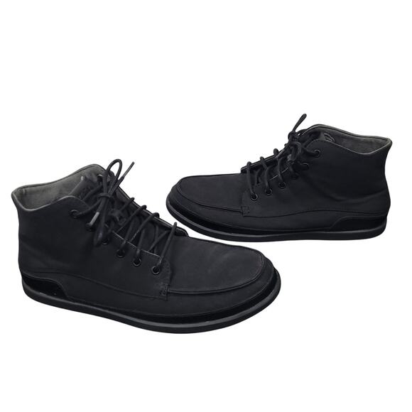 Olukai Men’s Nalukai Kapa Boots Sz 9.5 Waterproof Textile Chukka Sneaker Black - Picture 1 of 10